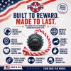 USA-K9 Magnum Stars and Stripes Rubber Dog Toy | K9 Handler Reward Toy | USA Made