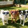 Protection Small Glasses Dog Sunglasses for Pet Goggles UV Sun Glasses Eye Wear