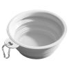 Macaron Color Portable Foldable Travel Bowl for Cats Dogs Lightweight Space-Saving Pet Feeding Drinking Outdoor Use 350ml